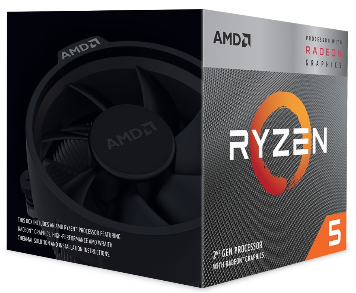AMD Ryzen 5 3400G Processor with Radeon RX Vega 11 Graphics