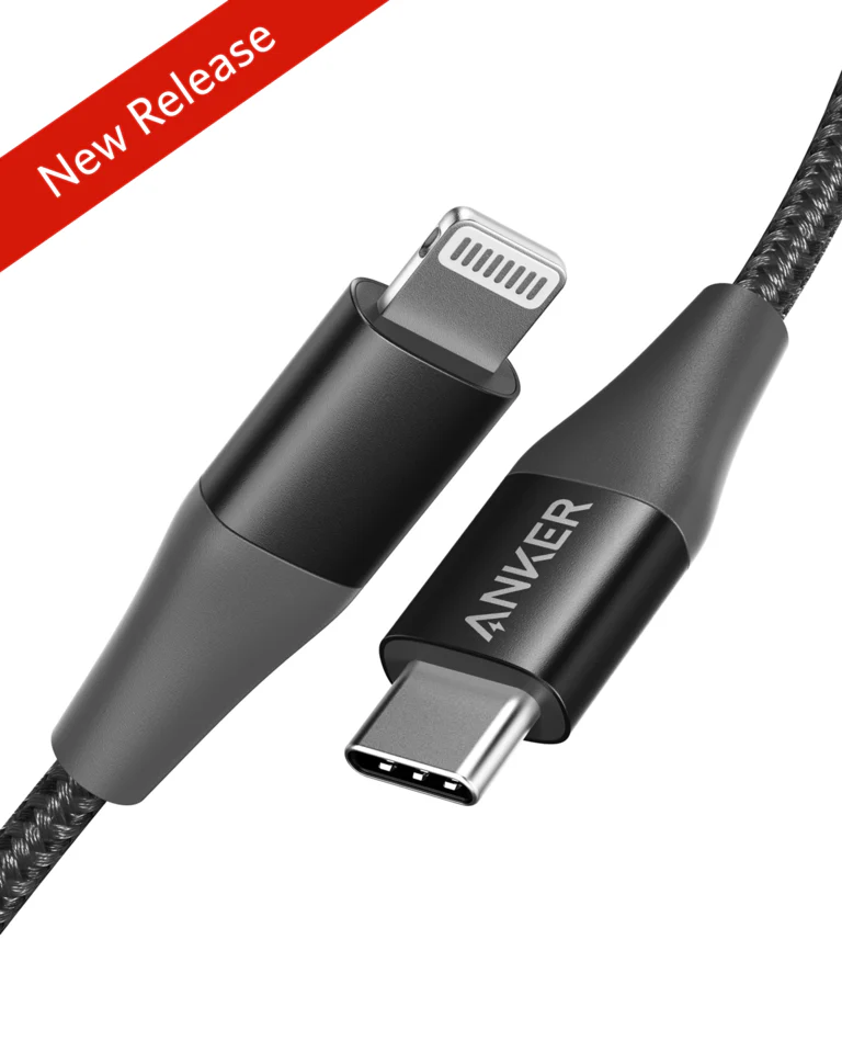 Anker PowerLine III Flow USB-C with Lightning – Black MFI Certified