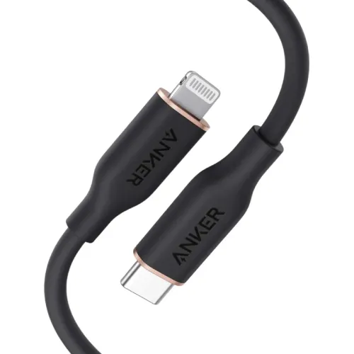 Anker PowerLine III Flow USB-C with Lightning – Black MFI Certified
